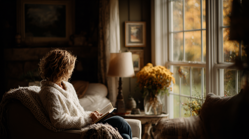A person taking notes during a telephone therapy session.